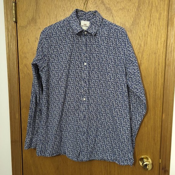 Men's Ben Sherman Shirt  Floral Print Cotton Casual Button Up - Picture 1 of 4